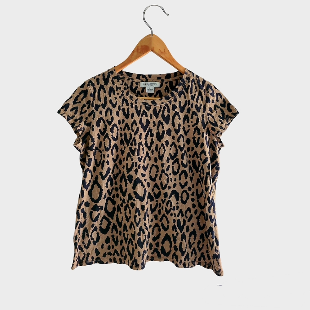 Lis Claiborne women's Animal Print T-shirt